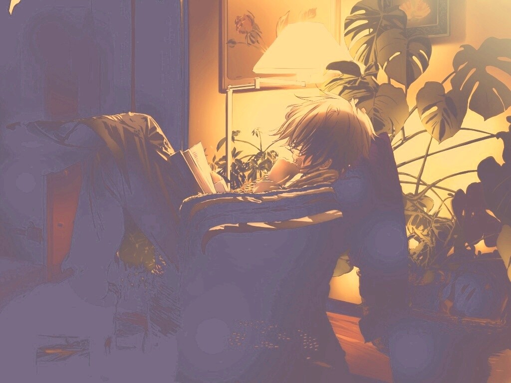 Парень чиатет книгу обои