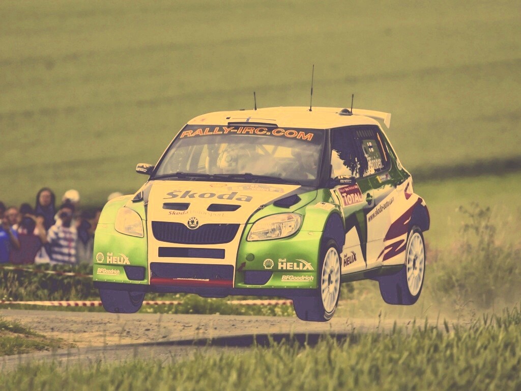 Раллиййная Шкода обои