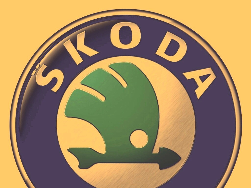 Логотип Skoda обои