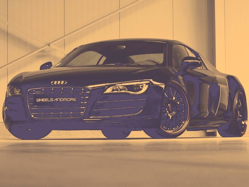 Audi черного цвета обои