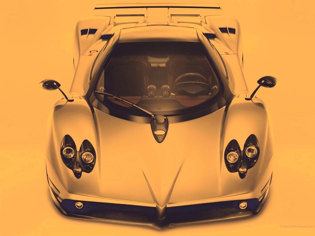 Pagani Zonda спереди обои