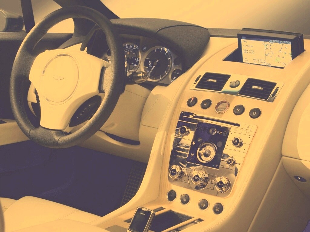 Салон Астон Мартина обои