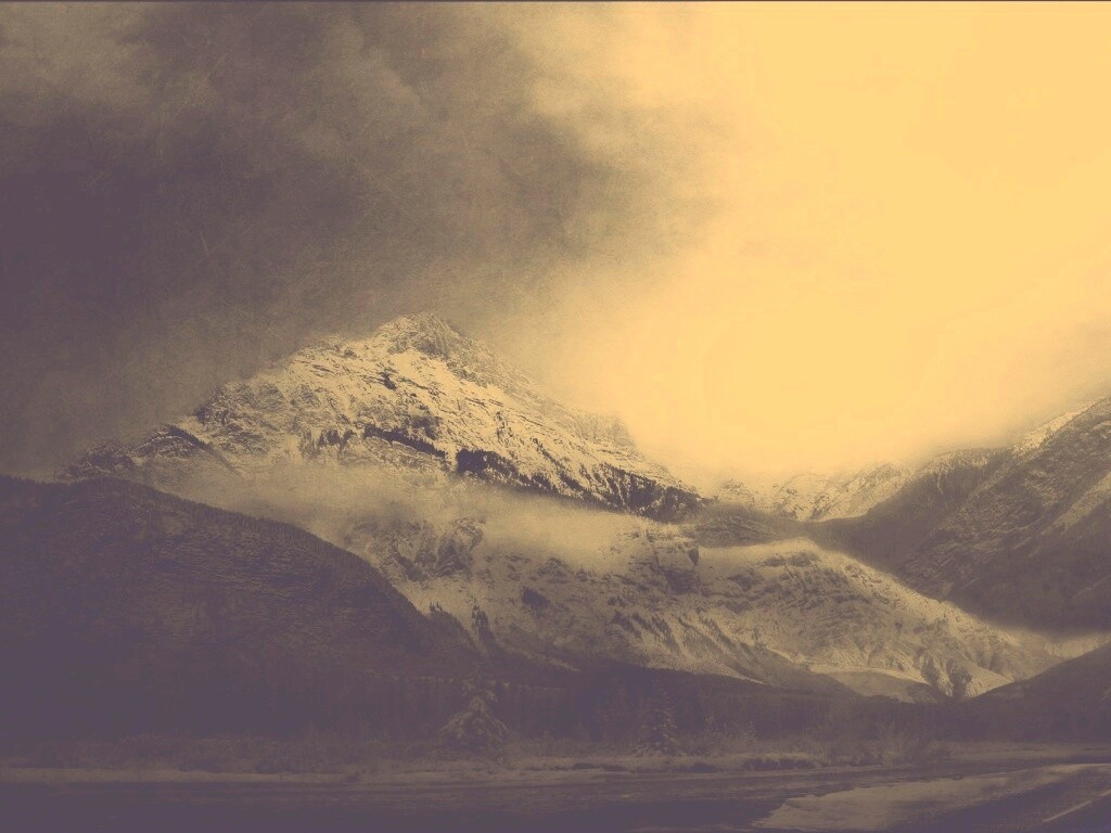 Ч/Б фото гор обои