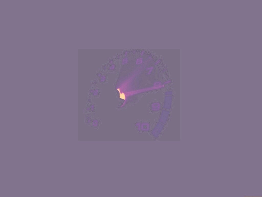 Стильный фиолетовый спидометр обои