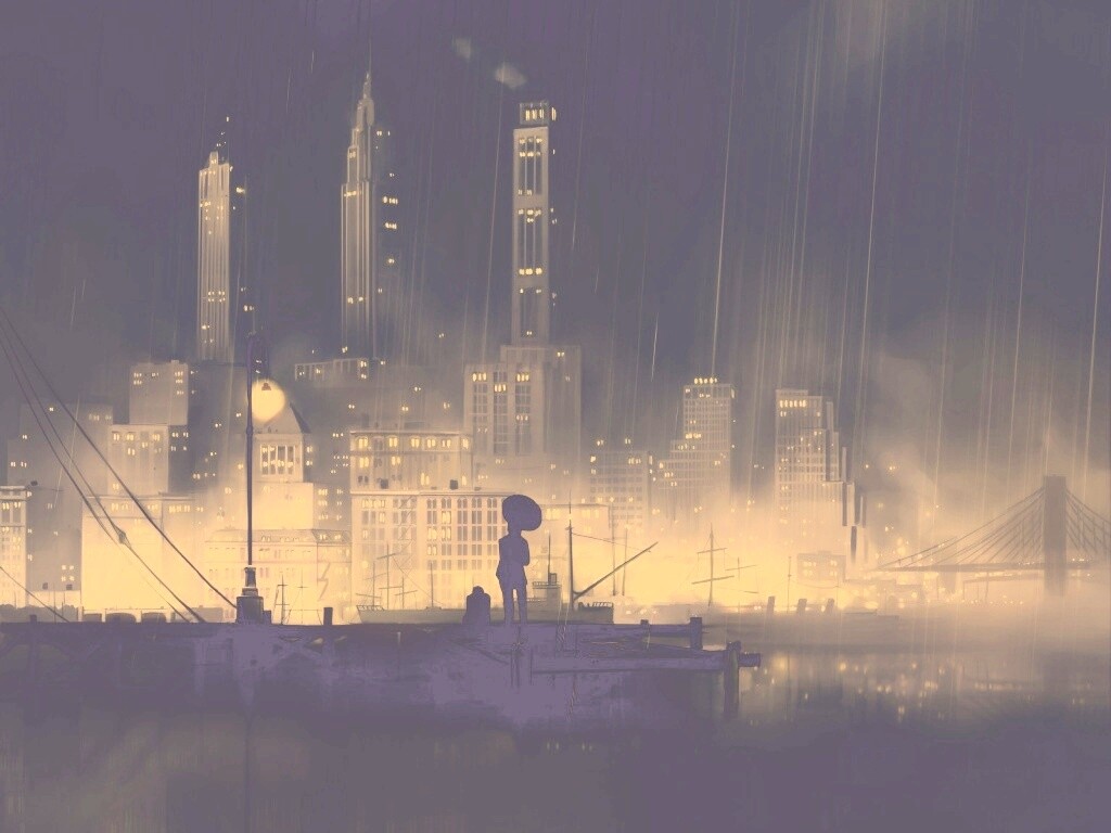 Дядька с зонтиком же обои