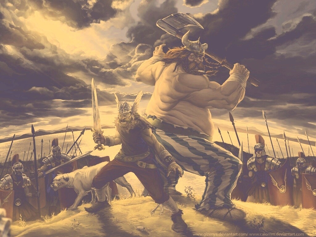 Астерикс и Обеликс по взрослому обои