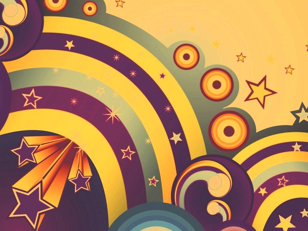 Векторные радуги обои