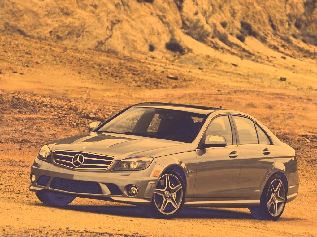 Мерседес в карьере обои