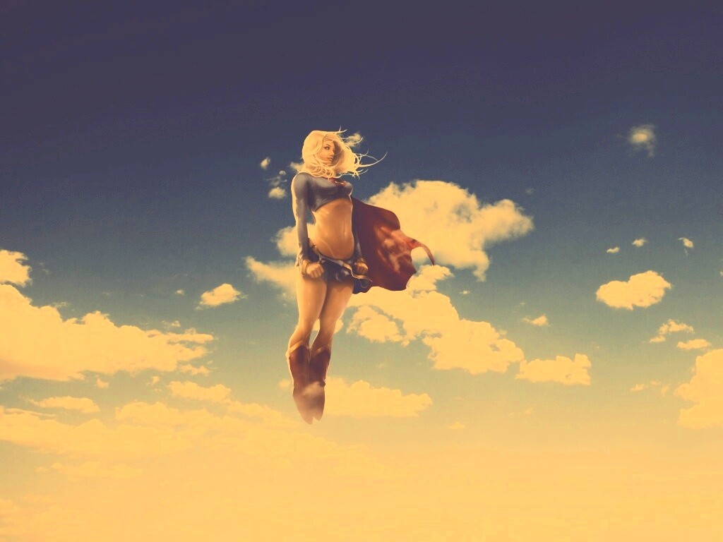 Супердевушка обои