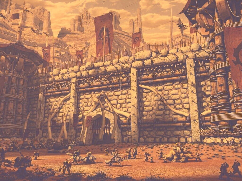 Крепость орков обои