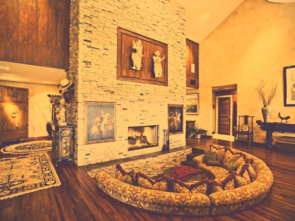 Интерьер гостинной обои