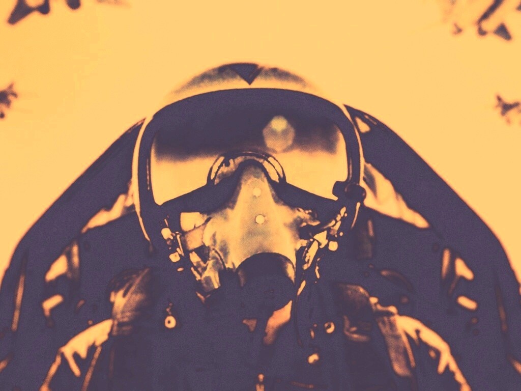 Пилот истребителя обои