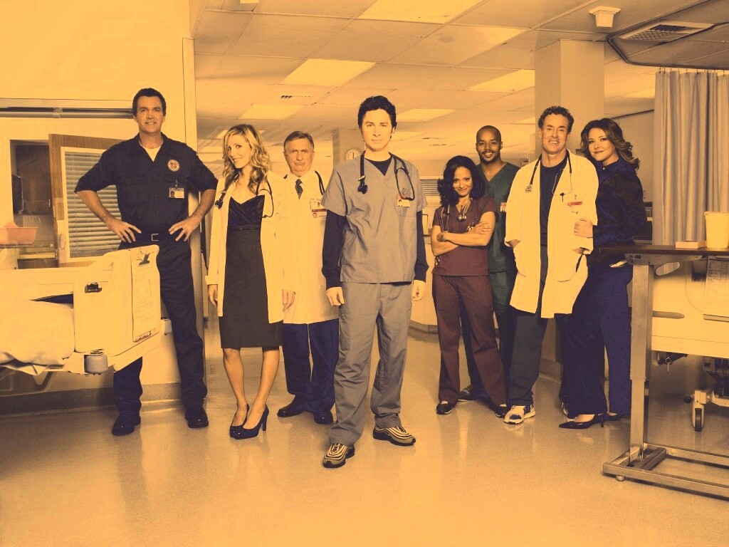 Герои сериала Клиника обои