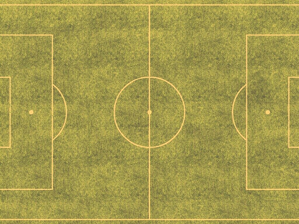 Вид на футбольное поле обои