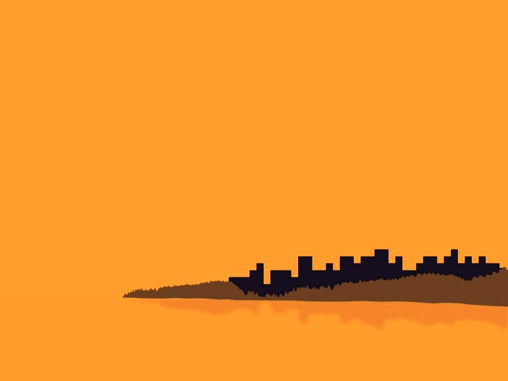 Векторный город обои