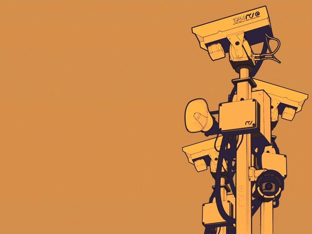 Недремлющее око камер наблюдения обои