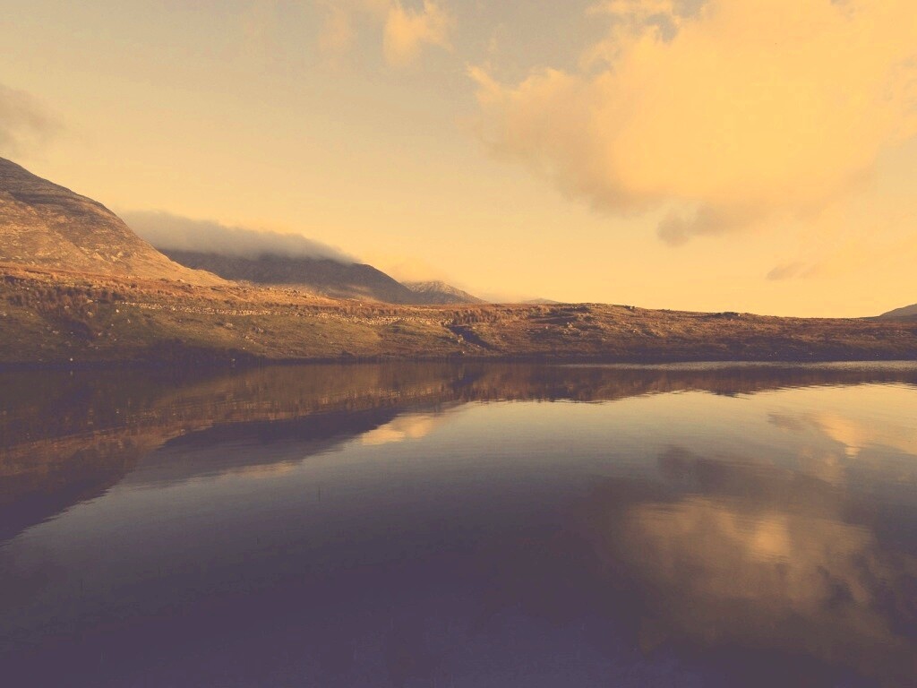 Зеркальное озеро обои