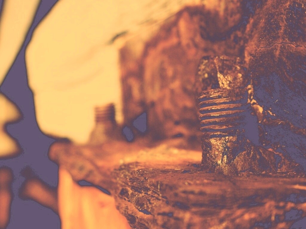 Проржавевшие болты обои