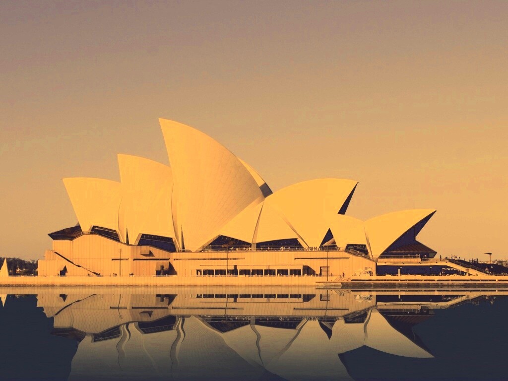 Сиднейский зал оперы обои