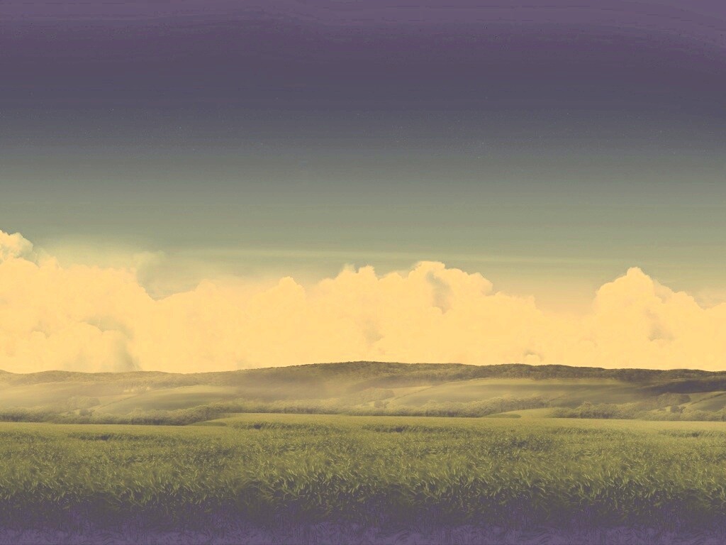 Облака у самой земли обои