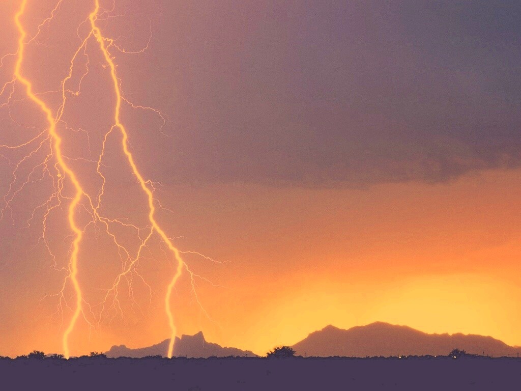 Двойная молния обои