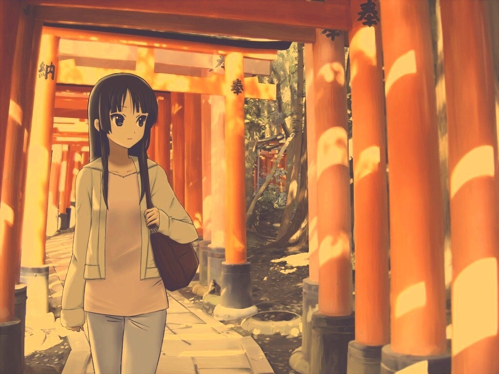 Акияма Мио обои