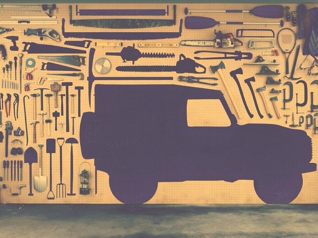 Типичный гараж обои