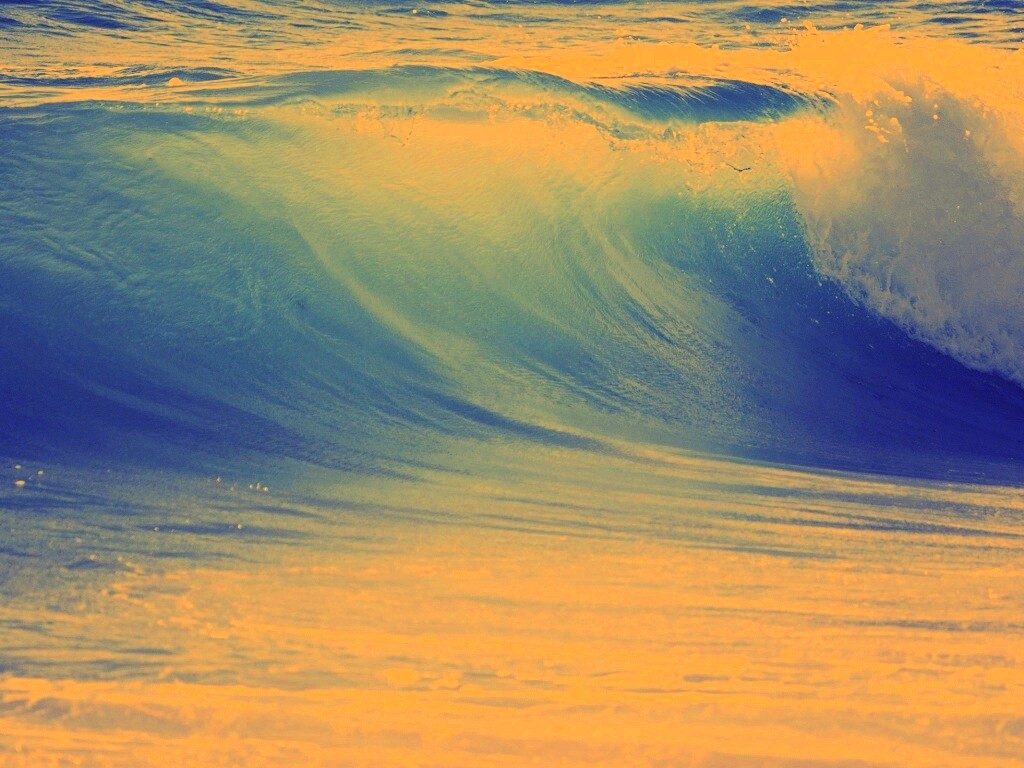 Океанская волна обои