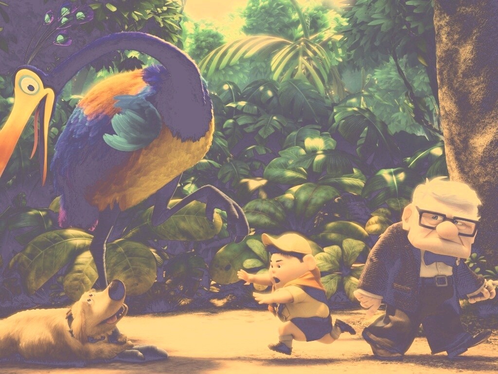 Герои мульфильма "Вверх" обои