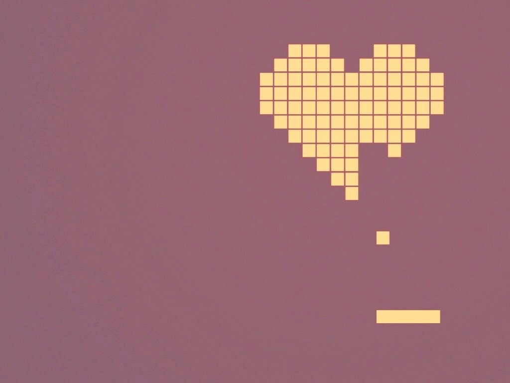 Уровень в виде сердца обои