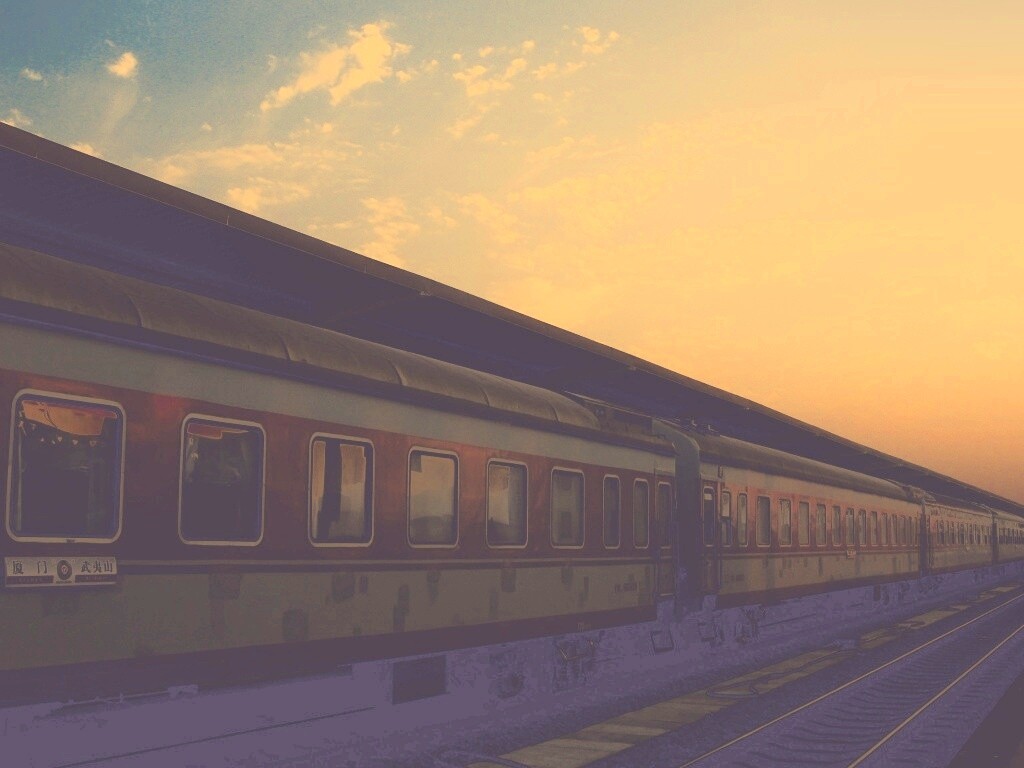 Пассажирский состав обои