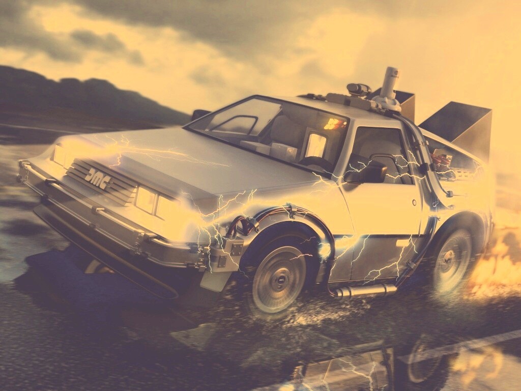 Машина времени обои