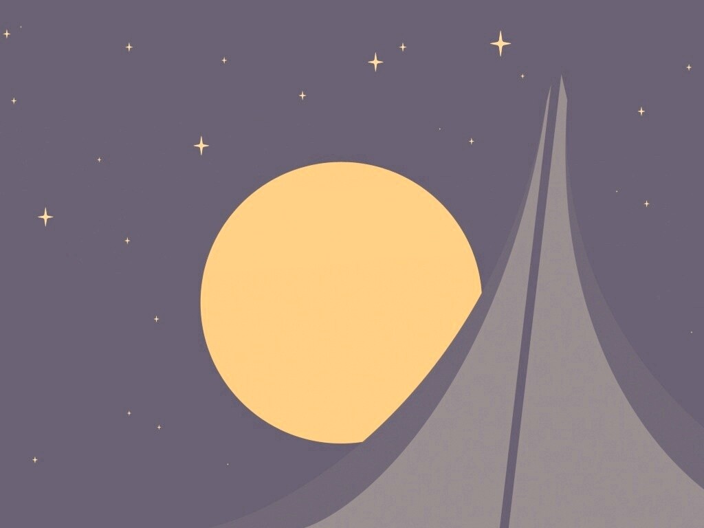 Полная луна обои