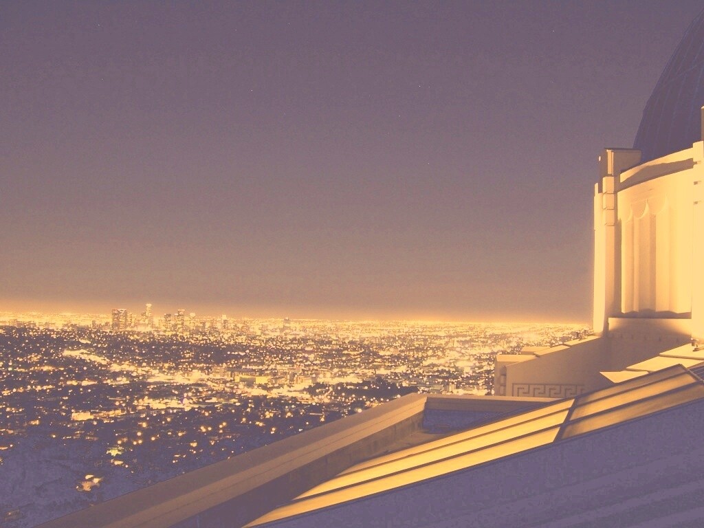 Вид на город обои