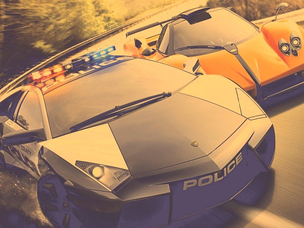 Полицейская погоня из Need For Speed обои