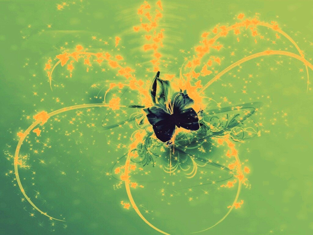 Волшебная бабочка обои