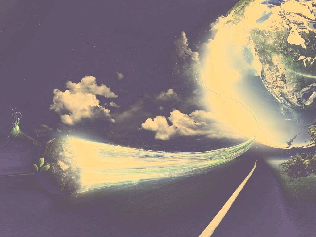 Полет с земли обои