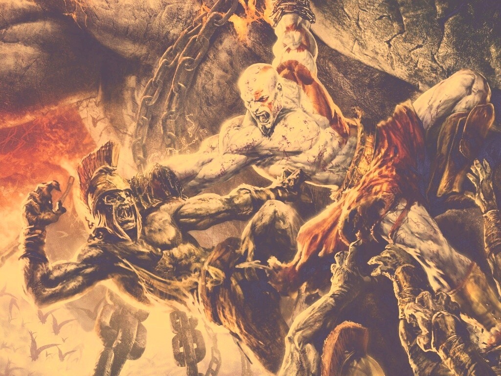 Бог войны обои