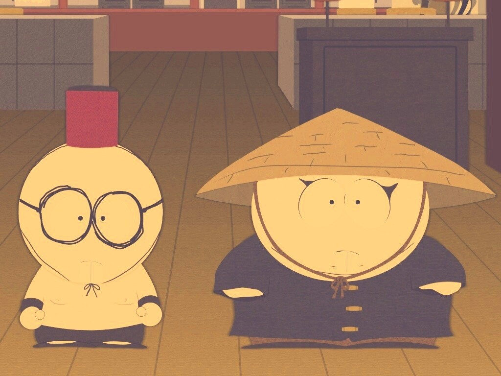 Баттерс Стотч и Эрик Картман в Китайской проблеме обои