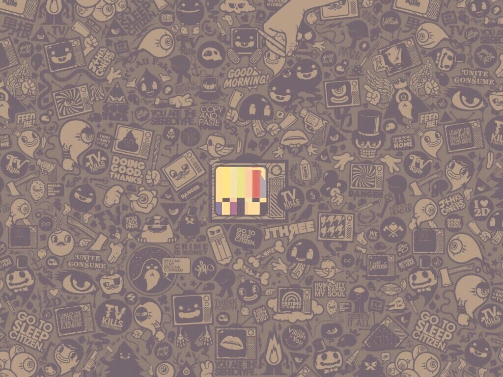 Телевидение убивает всё! обои