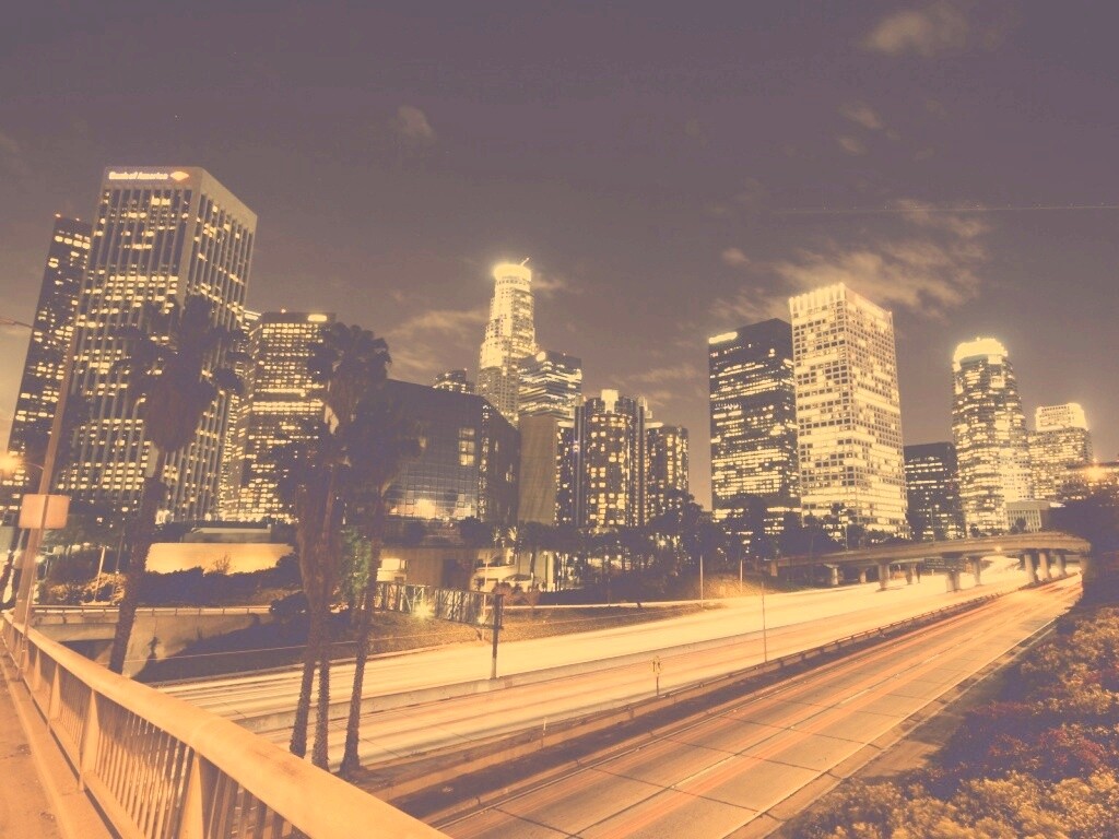 Ночной город обои