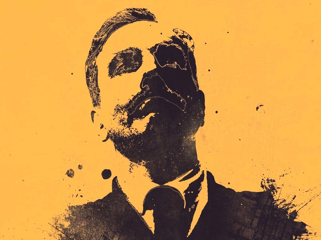 Мужчина в костюме обои