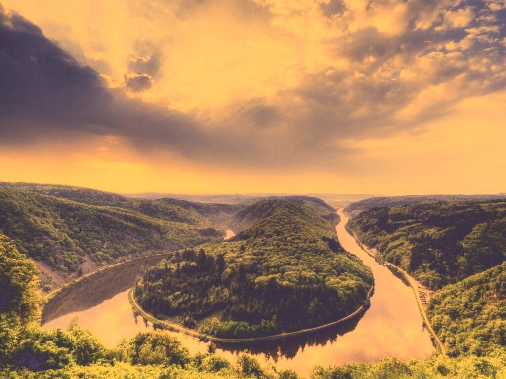 Извилистый каньон обои