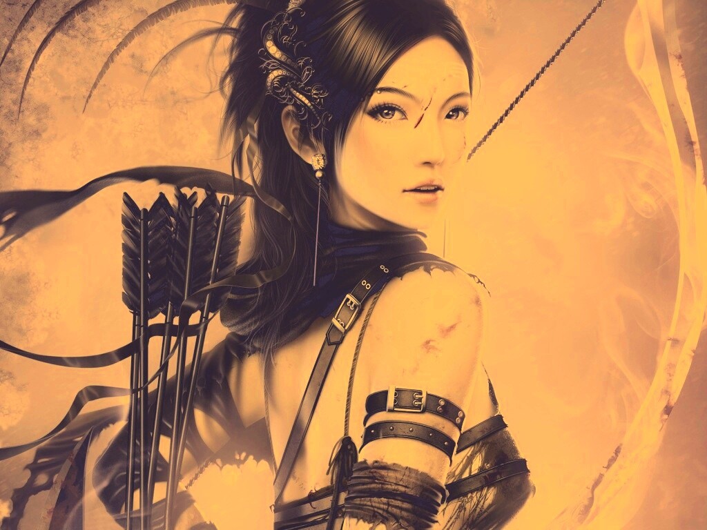 Лучница обои