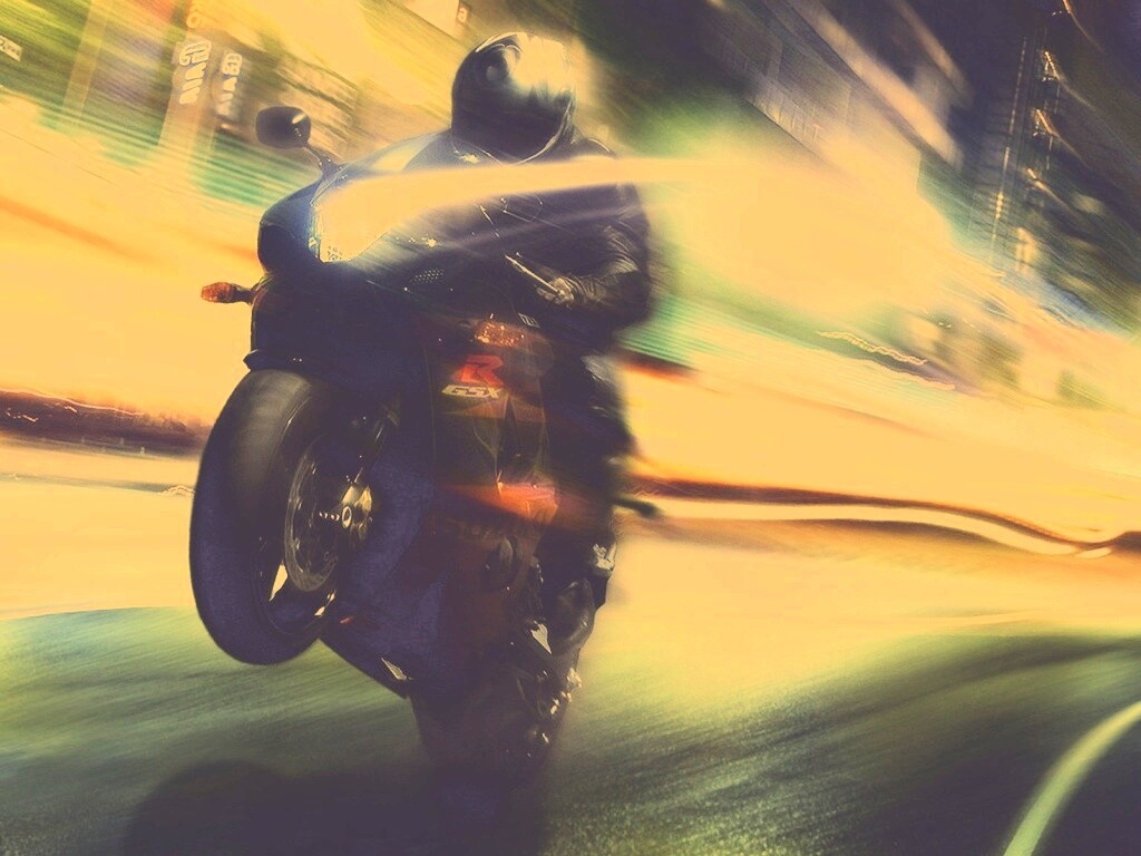 Сокрость на мотоцикле обои