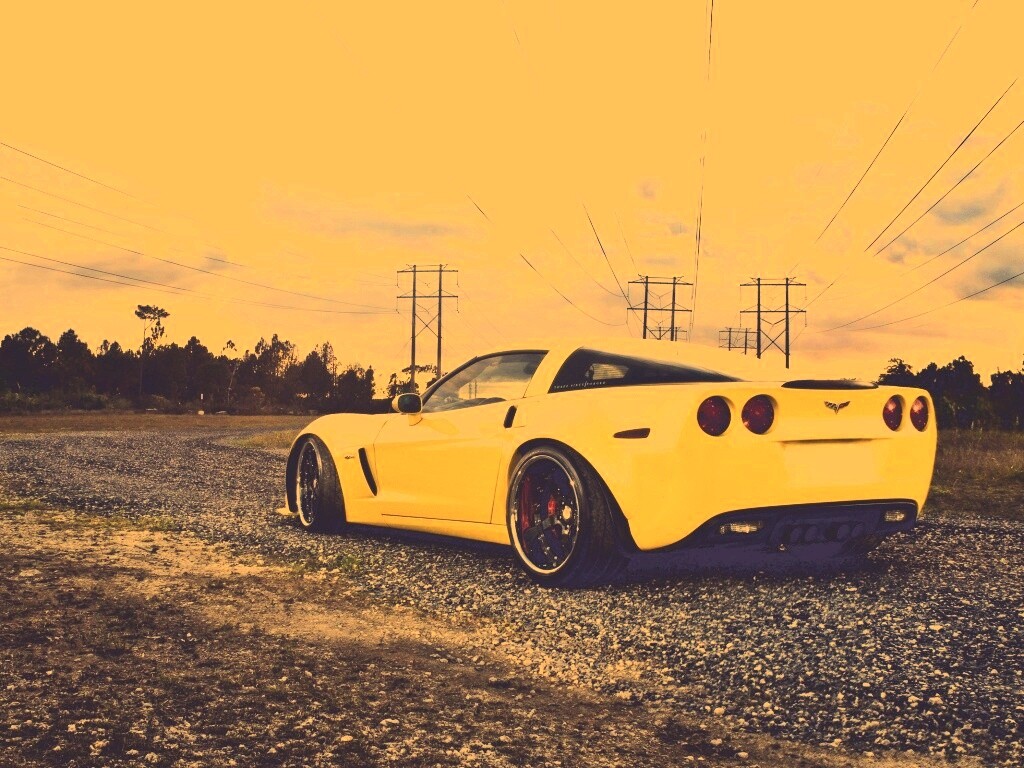 Chevrolet corvette обои