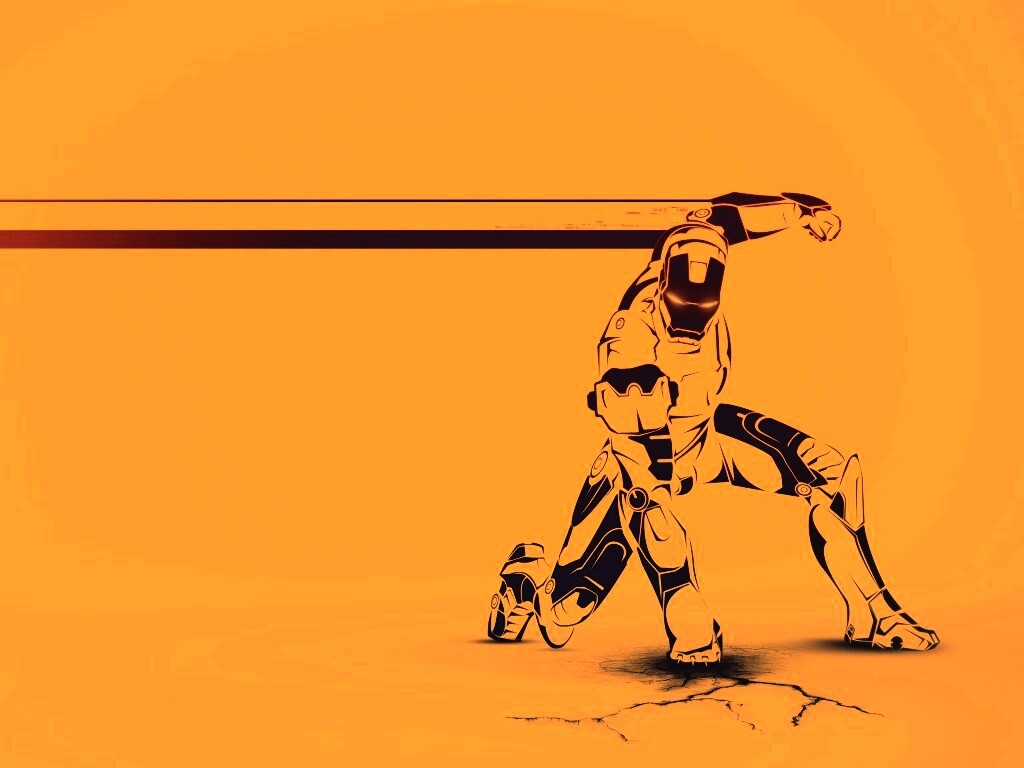 Векторный Железный Человек обои