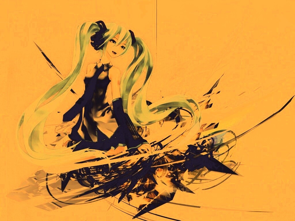 Арт с Хатсуне Мику обои