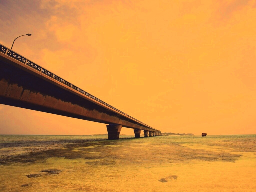 Мост до острова обои