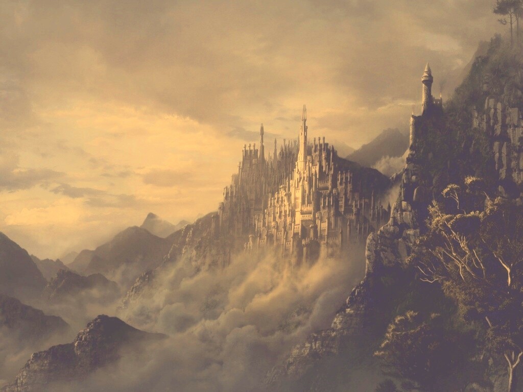 Сказочный город обои